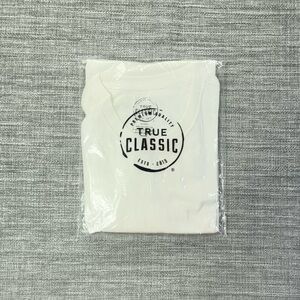 True Classic Long Sleeve Tee White 2XL